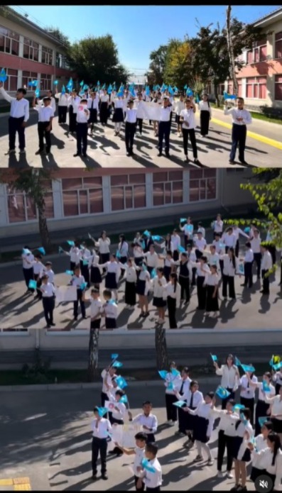 “Менің сыныбым буллингке қарсы”тақырыбында флешмоб өткізілді